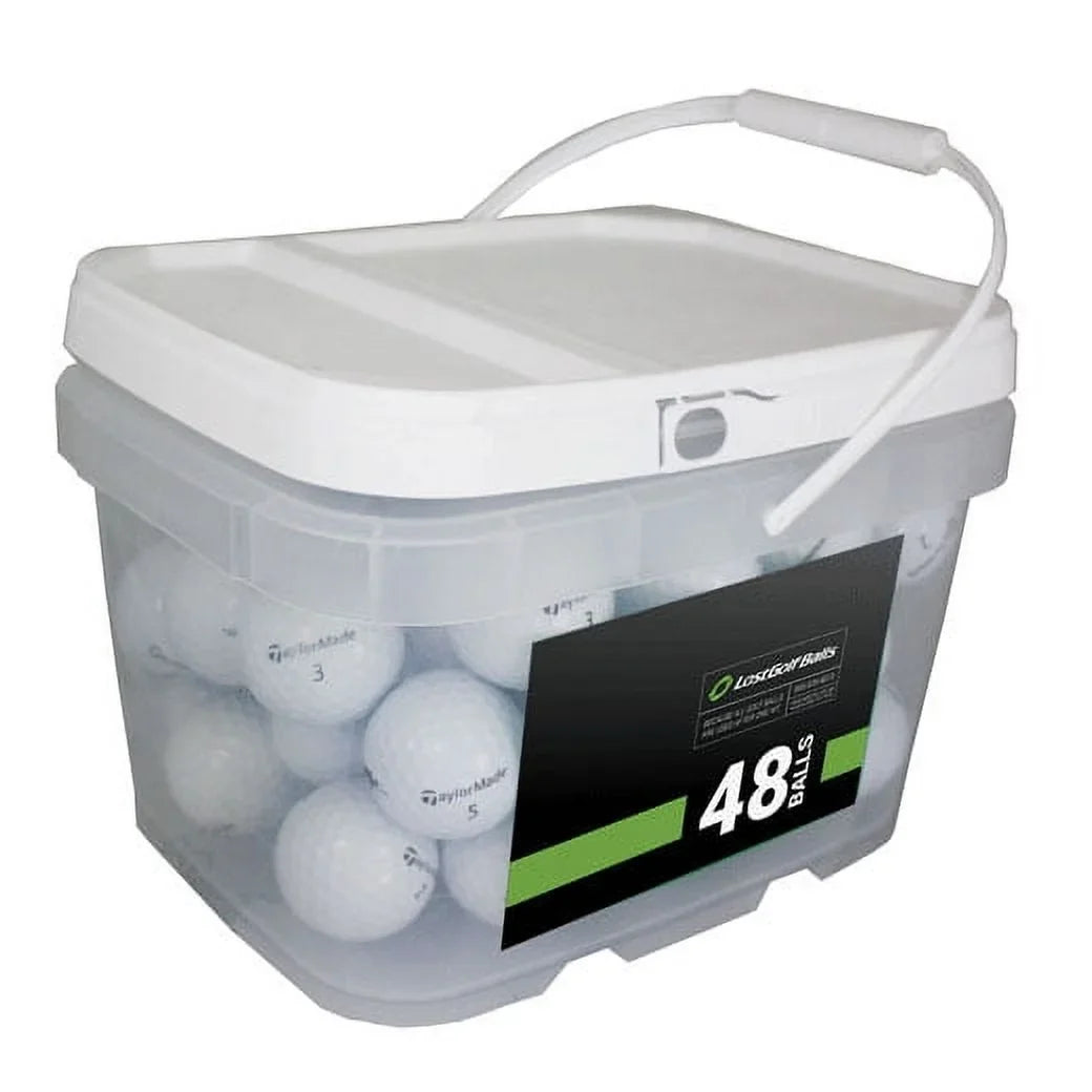 Balls Free *In a (Like Pre-Owned Golf Taylormade AAAA/Near New) 48 Bucket!* Response Tour LostGolfBalls.com by