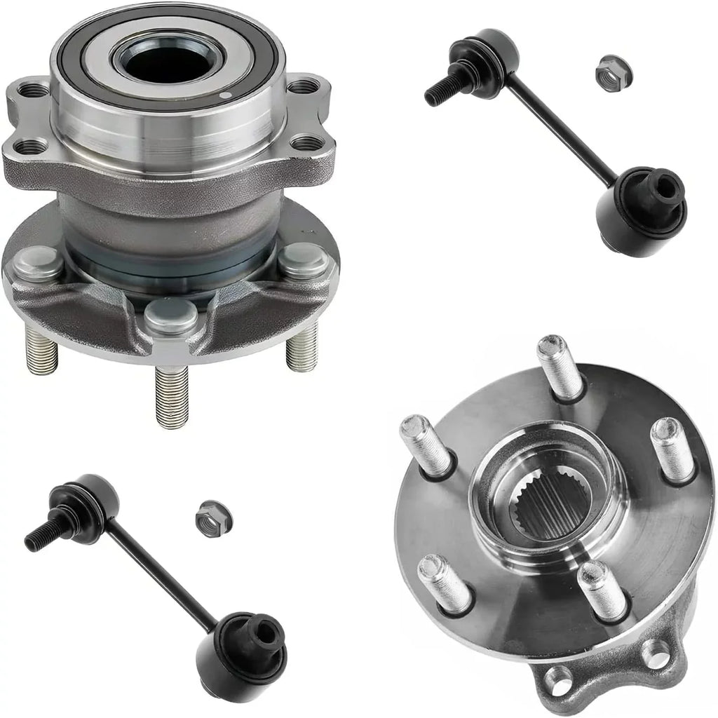 Detroit 2017, Sway Crosstrek, 2 Kit 2 Replacement Hubs 4pc Rear Bearing for Forester, Axle Crosstrek, Bars 2013-2015 2014-2018 Hubs 2015 Bearing Subaru Wheel 2016-2017 - Wheel XV 2016