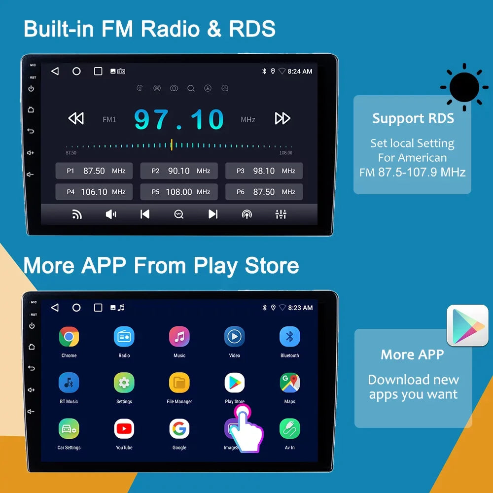 Audio 2 Auto GPS Screen Touch 2004 - Bluetooth 2011 With Stereo Android Carplay Focus Car For 2 Ford Mk Navigation