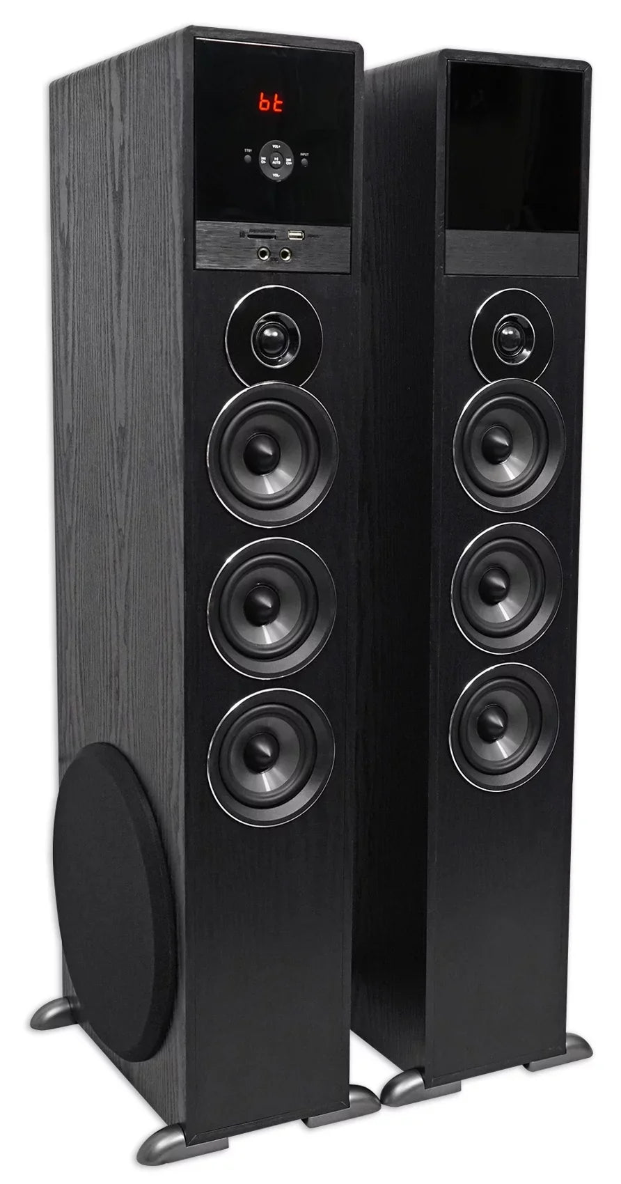 Television Tower w/Sub TV-Black System Home Sony Smart Theater Speaker For