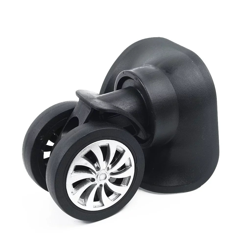 Suitcase Universal Yuri Wheels Luggage Wheel 4 Replacement Swivel Black Set
