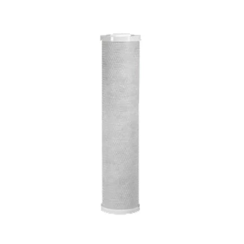 Block BB Carbon Removal, Flow x 4.5", Big Micron Cartridge Lead Filter Full 20" Blue 5