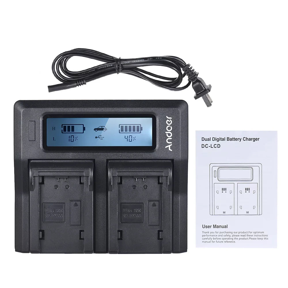 A9 A7SIII A7III Channel Tomshoo Dual NP-FZ100 Sony A7RIII Replacement Battery for LCD