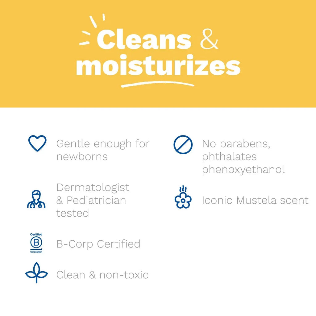 with 3.52 -100gr Soap Baby Gentle Cream oz Mustela Cold