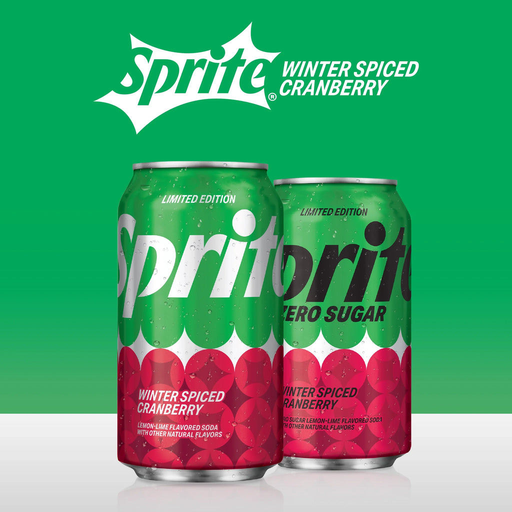 Sprite Pack Winter Cans 12 12 oz, fl Spiced Pop, Soda Cranberry