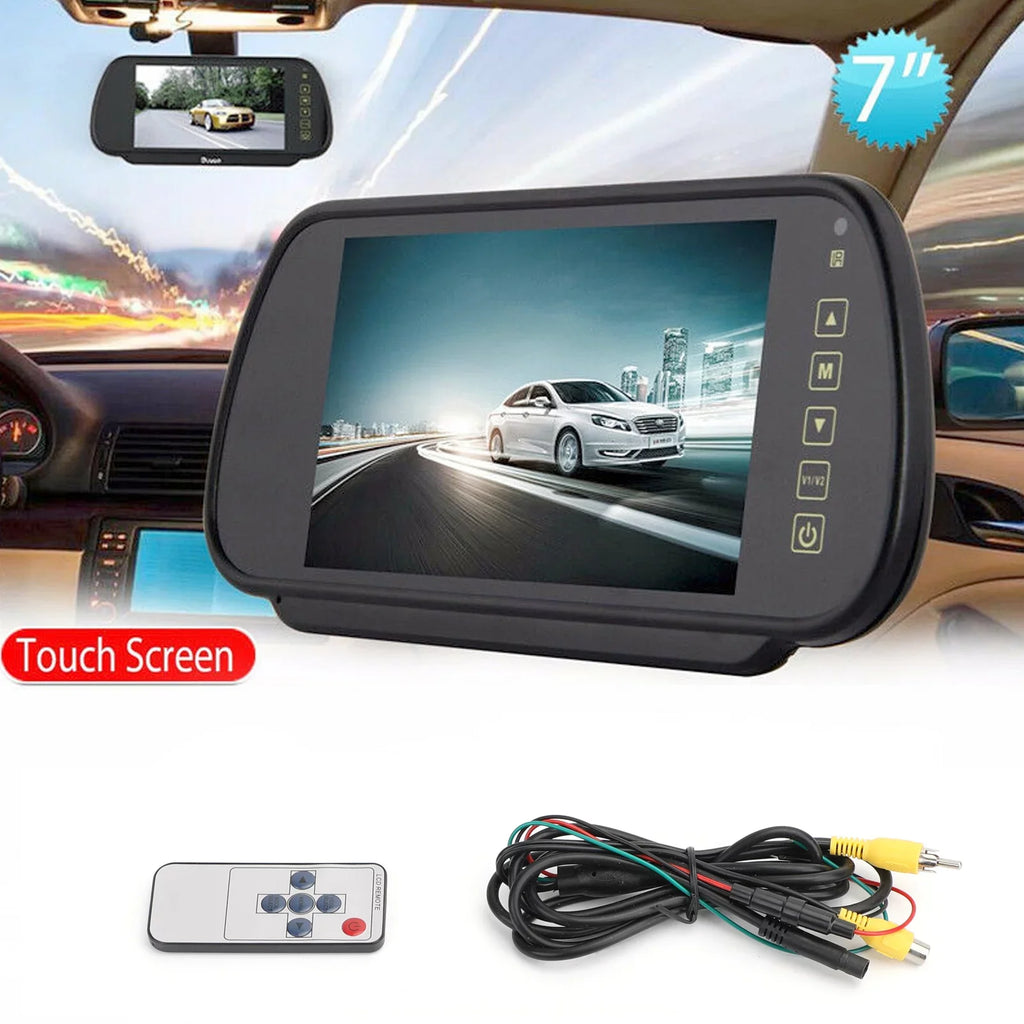 Camera Reversing Lens View Car Rear 7" Car MonitorSensors Bus Screenfor LCD