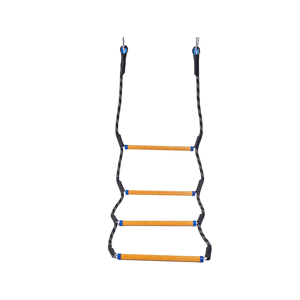 4/5 Inflatable Ladder Ladder, Canoe Ladder Boat Climbing Rope Marine Rope Swim Steps Ladder, 4 for Rope Strength Boat Kayaking Sailing High Tier Boarding Rope