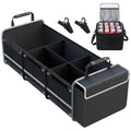 Car 5-in-1 2 Organizer - Cooler Lid, Cargo D and Tie-Down SUV - with Black Storage Solution Collapsible Foldable Insulated Glamor Leak-proof & Dividers, Bag with Straps Trunk Removable