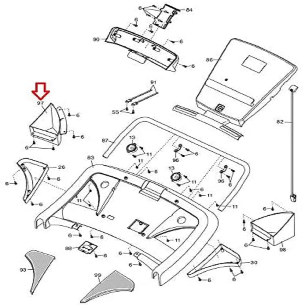 Tray Gold's W Gym & Cup 315903 Proform Works Treadmill Holder Inc. Fitness, Health Left Icon Nordictrack