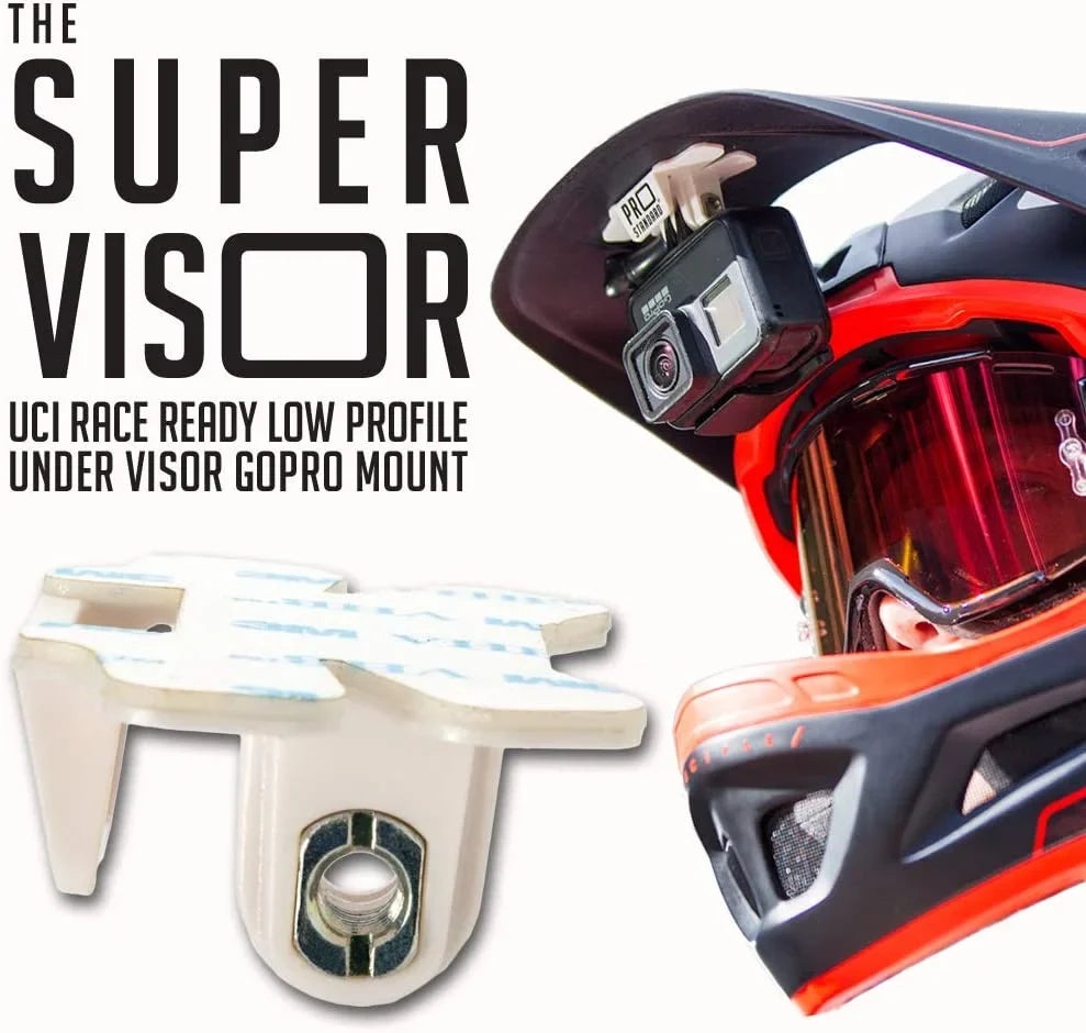 Low GoPro Cameras Super Mount Profile Helmet Visor Visor for 2.0 Under