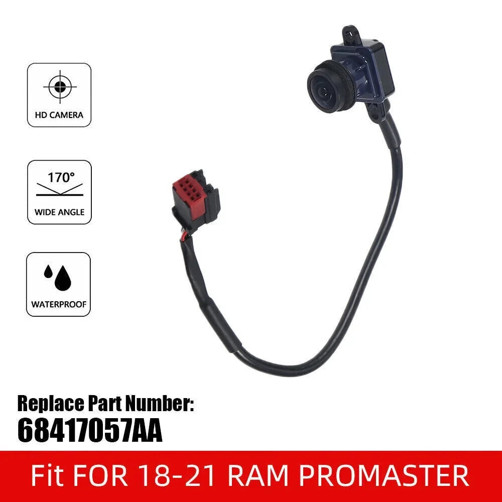 1 Included 3500 Camera KingFurt Camera View RAM for 2500 1500 Direct Replacement, 2018-2021, Rear Promaster