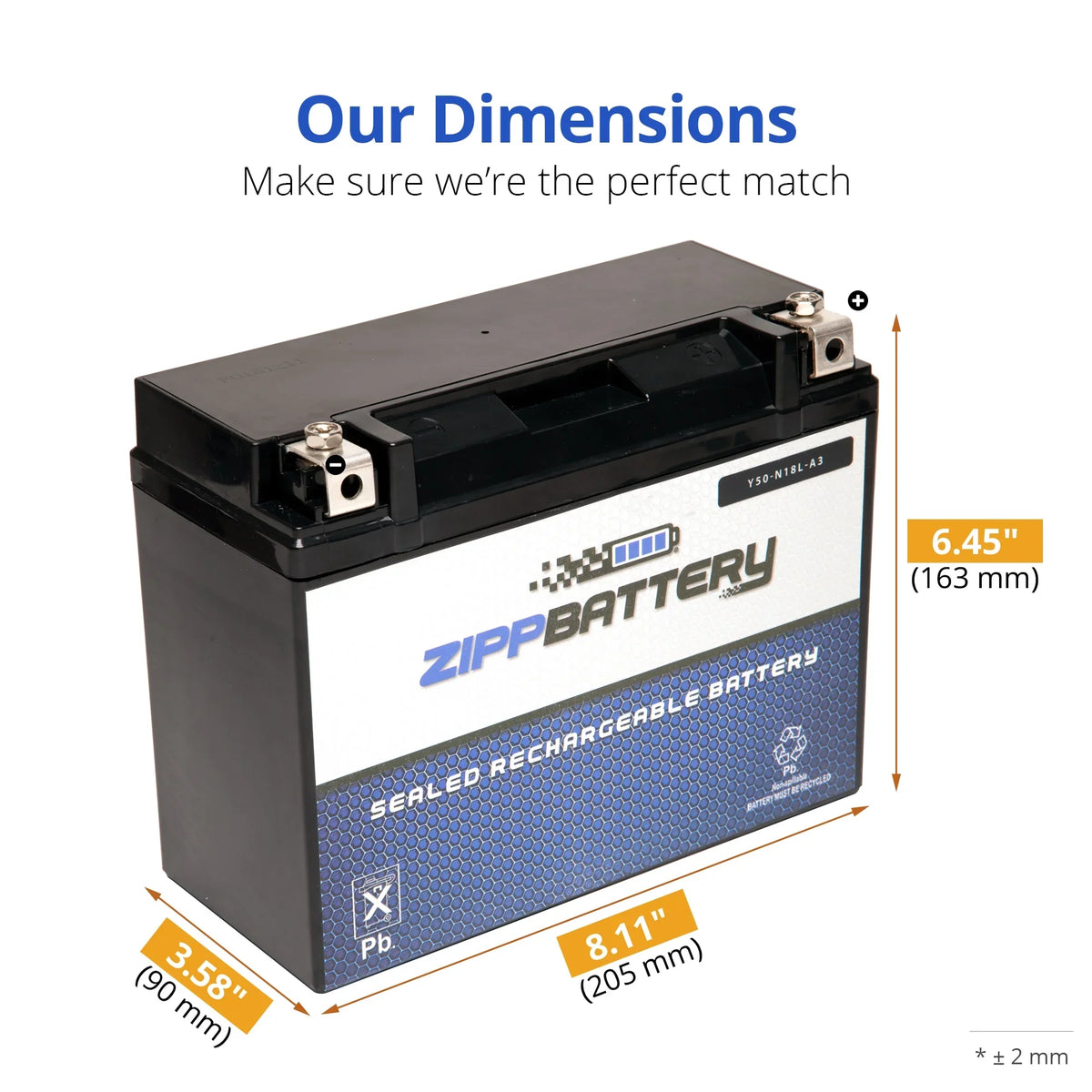 Battery R80gs Y50-N18L-A3 R80st Ah, Bmw Battery Volt,20 800cc 12 Zipp CCA) 1981 Motorcycle (50-N18L-A3 260 for
