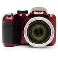 Digital AZ401 HD720p video PIXPRO (Red) KODAK Camera - Bridge 40X 16MP Zoom Optical