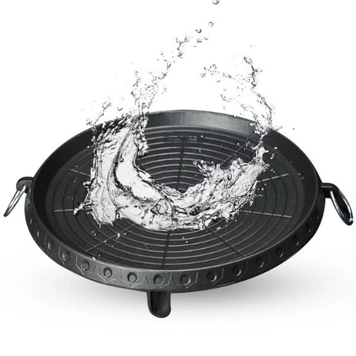 Outdoor Grill Smokeless Camping BBQ Pan Picnic Tray Portable Induction Household Indoor Lightweight Frying