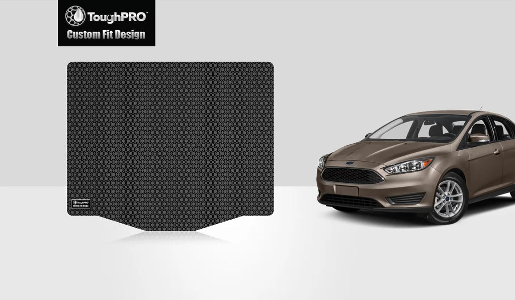 Focus All Weather ToughPRO Black 2012 FORD Rubber - - Compatible (Made Duty in Trunk - Heavy USA) - with Mat