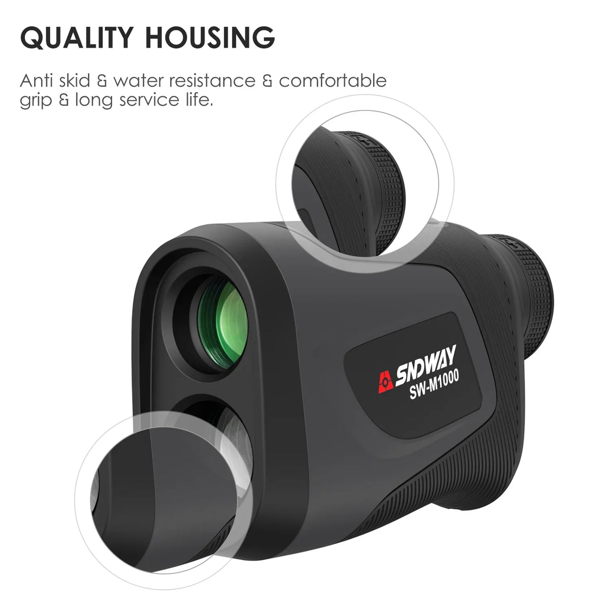 Telescope Pole Precision 6X 6X Outdoor Compensation Outdoor Pole Range Telescope Meter 3~1000M Function Compensation Lock Lock Distance Handheld SNDWAY Distance 6X Outdoor Meter Pole Finder,Handheld