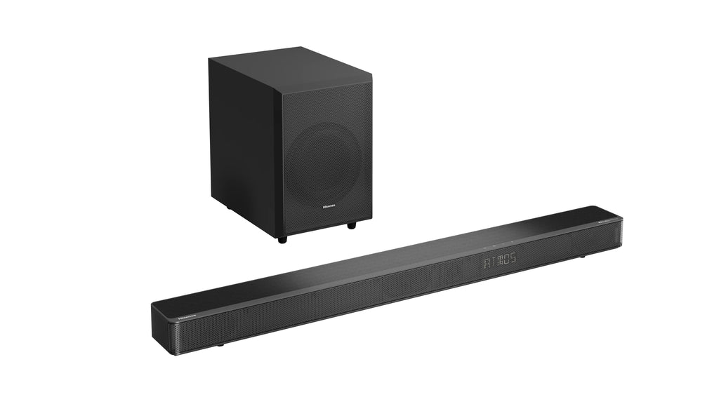 Restored Hisense with and 3.1.2 Atmos Dolby Subwoofer* (Refurbished) 360W (AX3120G) Ch Wireless Soundbar