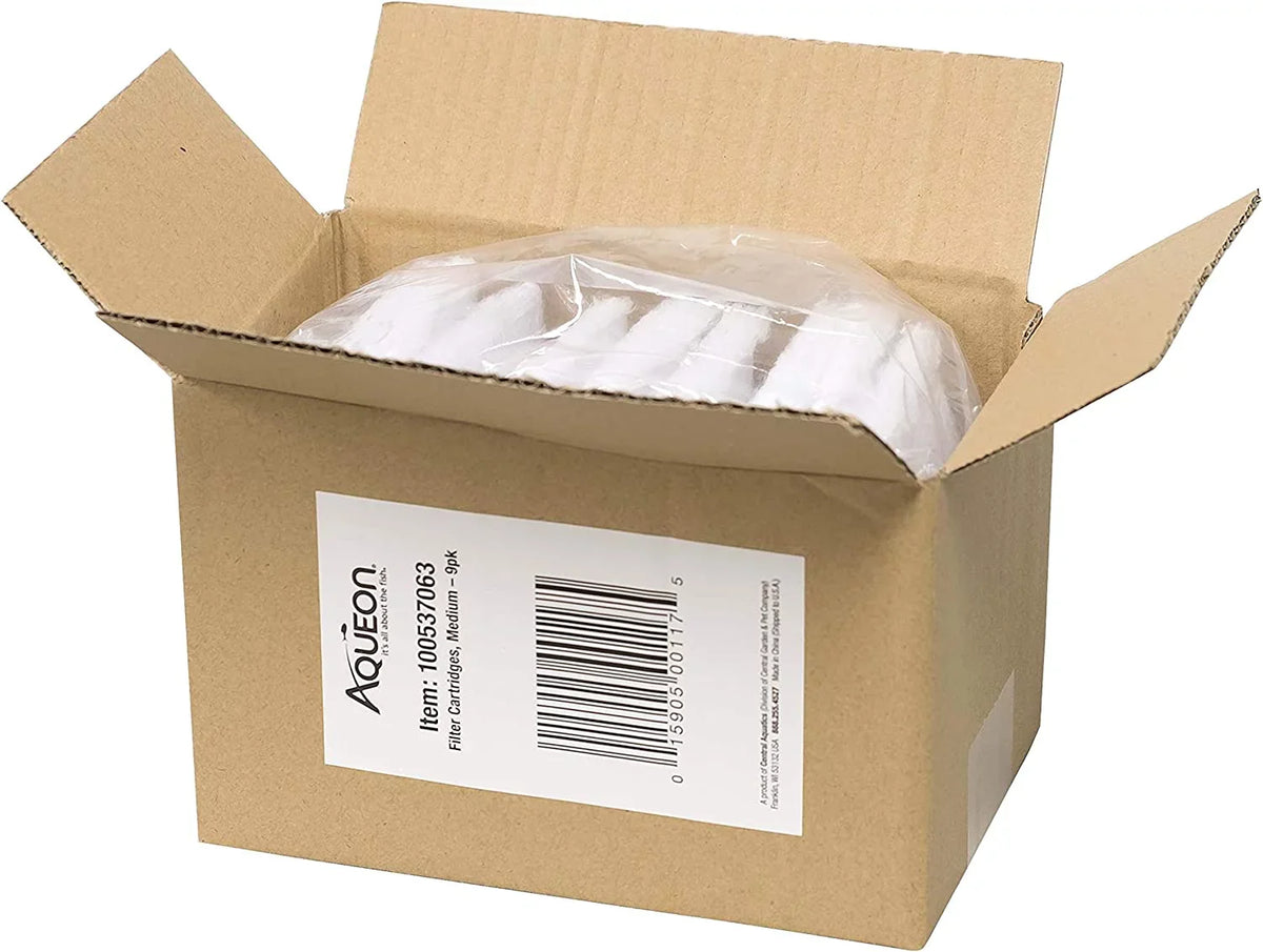 9 Pack Filter Aqueon Replacement Medium Cartridges -
