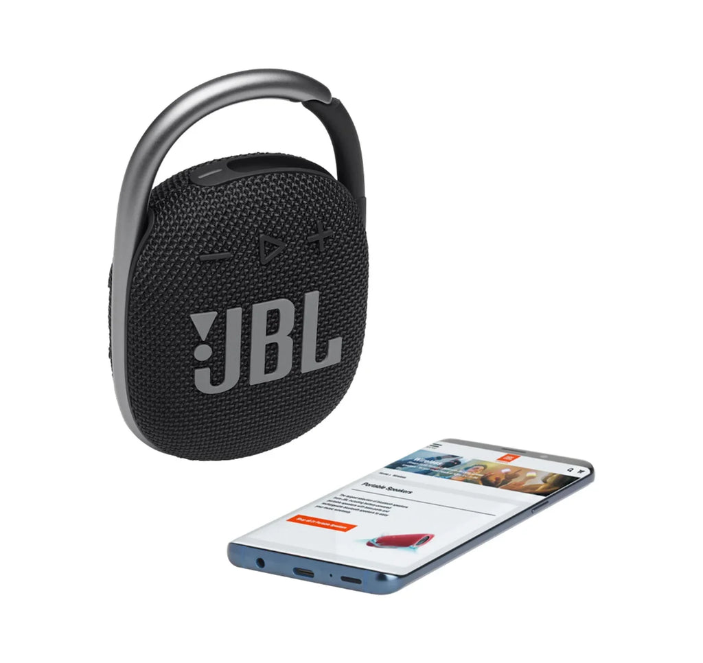 Speaker Black Portable 4 JBL Clip (Refurbished) Restored Bluetooth