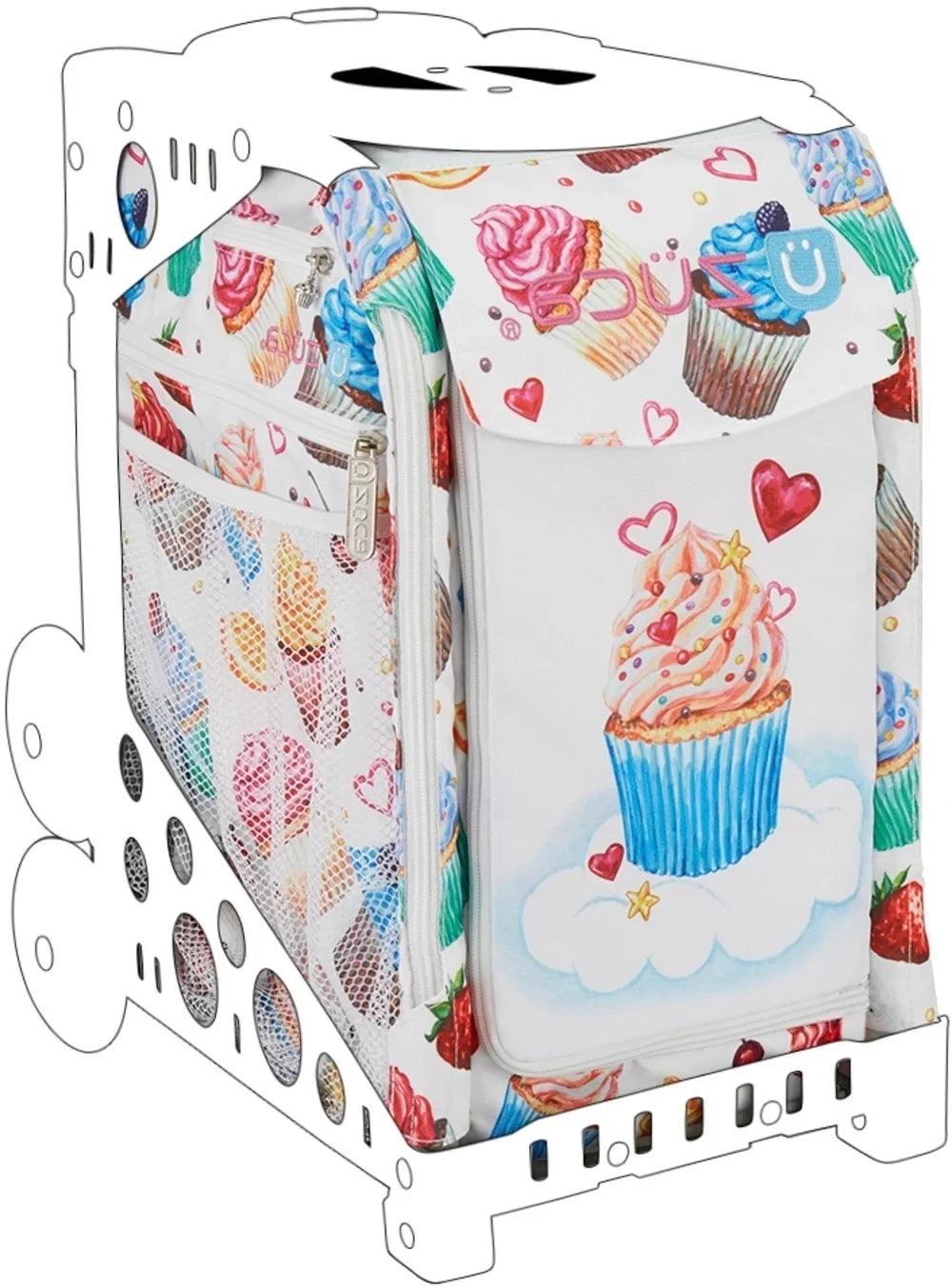 Removable Sweet Hand Polyester Washable with Water-Resistant 600D Life Zuca Insert