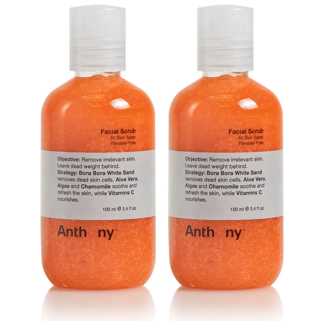 Vitamin Oz, Anthony Scrub, Refreshes Skin Cells Aloe C, and Protects, Dead 2 of Removes Contains Pack Algae, Vera, 3.4 Chamomile, Soothes, Facial Fl Sand,
