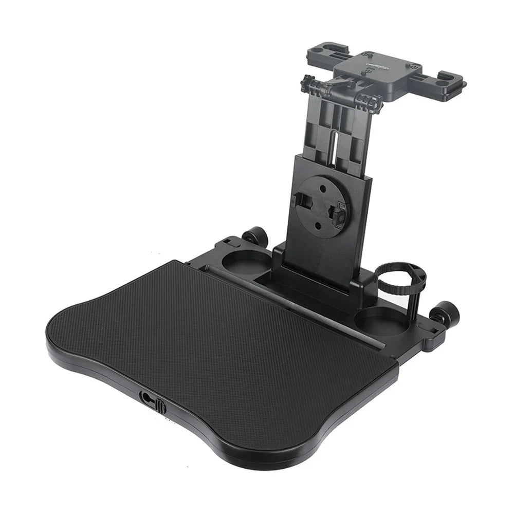 Writing, Table Car Working, Multifunctional Eating Phone with Food Car Dcenta Seat for Tray, Table Holder Travel Car Adjustable Black Back Foldable Seat
