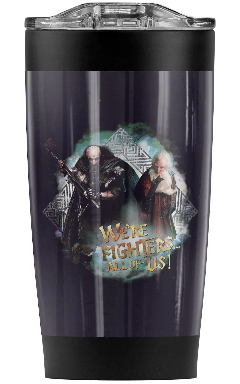 Stainless 20 Are Sliding Fighers Tumbler oz Steel & Great for Wall Hot Beverages Lid Travel Leakproof Coffee Double Insulated | The Hobbit/We and Cold Vacuum Drinks with Mug/Cup,