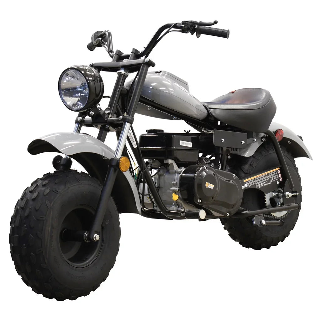 Powered Mini (Gray) MB200 200cc Motor 6.5HP Bike Massimo Motorcycle Gas