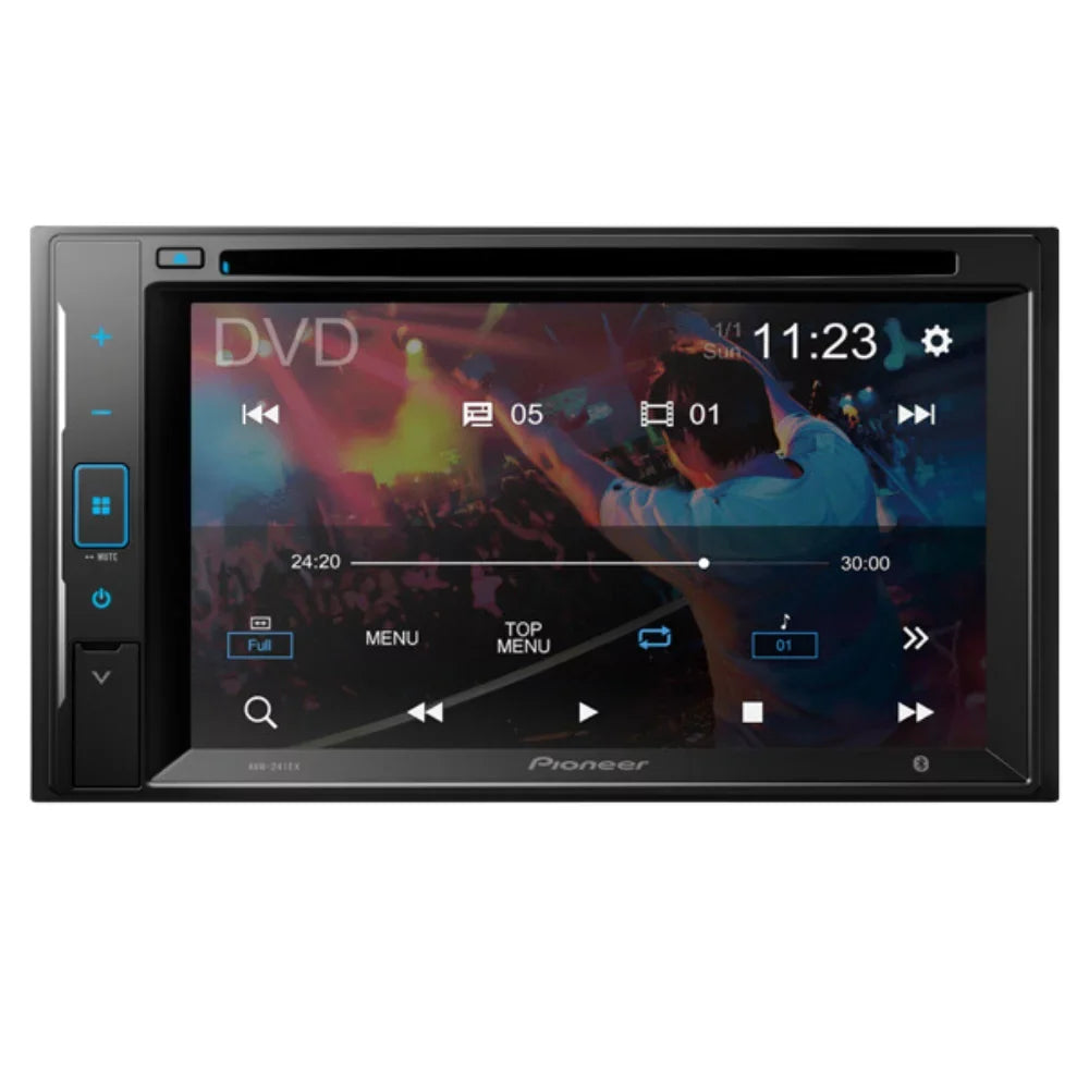 2014 Stereo Car Bluetooth/Backup DVD/CD Receiver Versa Bundle WVGA Pioneer with for 6.2" Kit/in-Dash Digital Double KIT4934 Touchscreen W/ Nissan AM/FM Camera/Installation Note Media DIN