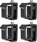 & Aluminum of P-AC( - Truck Non-Drilling Camper Installation Black C-Clamps for 4 Rack Shell AA-Racks Set