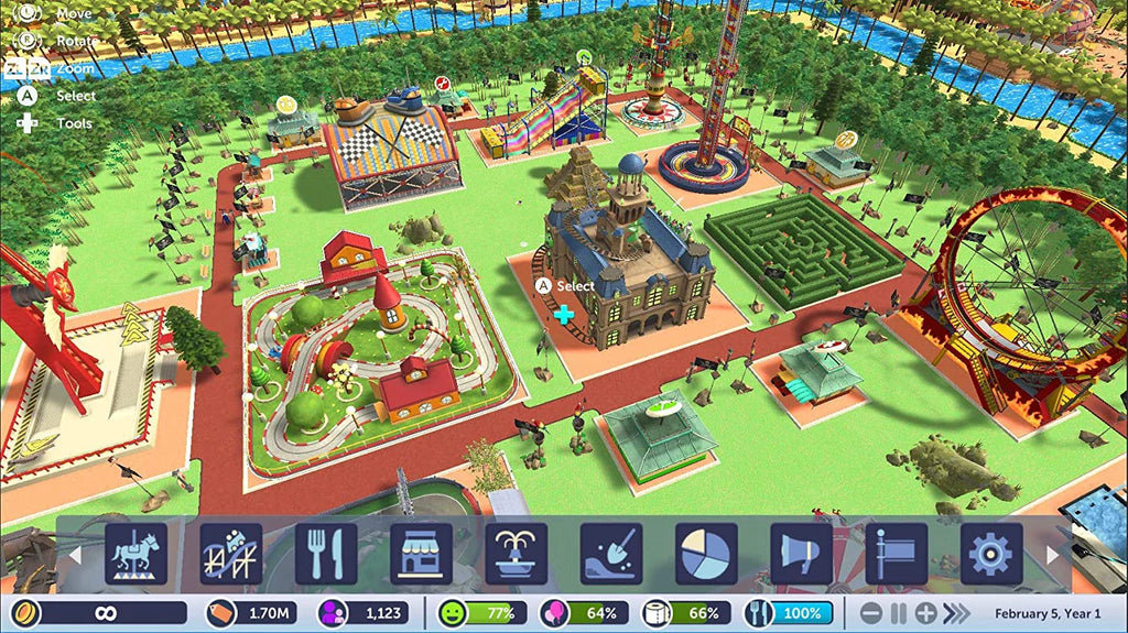 '-Standard Atari, Tycoon: Nintendo Edition, Switch Adventures Rollercoaster