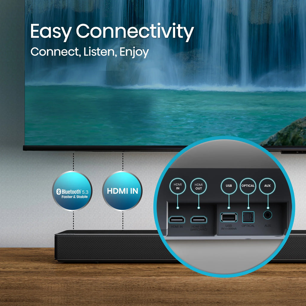 Restored Hisense with and 3.1.2 Atmos Dolby Subwoofer* (Refurbished) 360W (AX3120G) Ch Wireless Soundbar