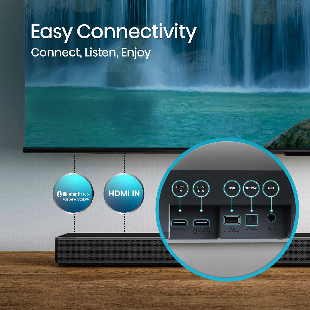 Restored Hisense with and 3.1.2 Atmos Dolby Subwoofer* (Refurbished) 360W (AX3120G) Ch Wireless Soundbar