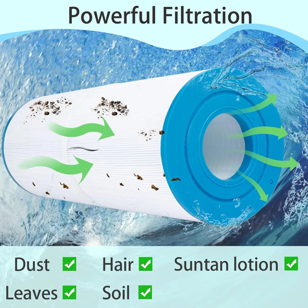 PWK30, Filters Hot Hot FC-3915 Tub sq.ft Cartridge C-6430, Unicel Springs Pleatco 30 31489, for Spa 2-Pack Filters Watkins Replacement Filbur
