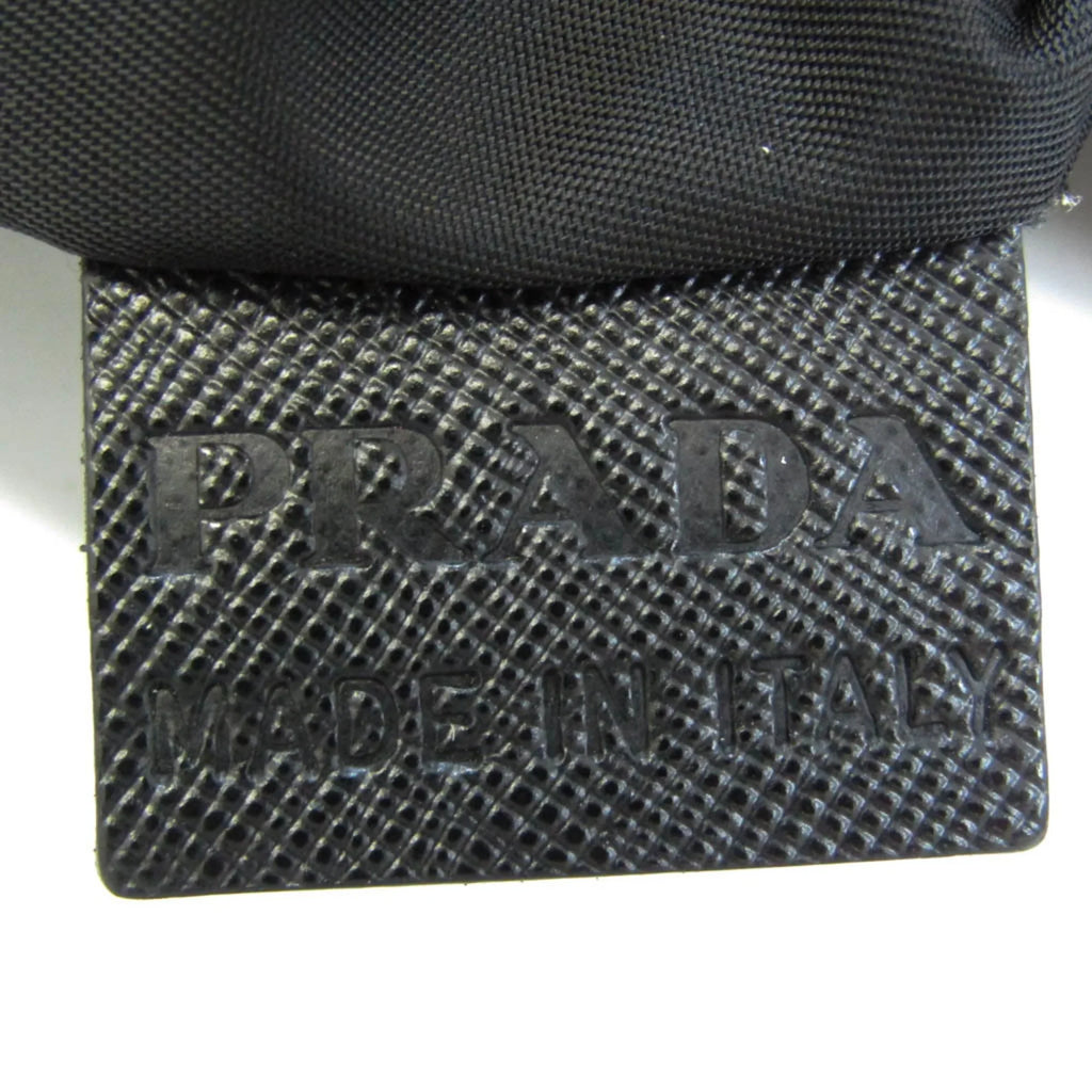 Shoulder Leather,Nylon Bag Prada Black Pre-Owned Women,Men (Good)