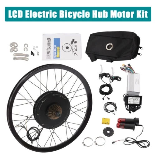 Conversion Rear 560rpm Electric 29" 2000W Wheel Motor 72V Bicycle E-Bike Kit