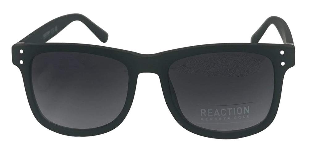 Cole 2B Reaction Black Rectangle Kenneth Matte KC1401 Sunglass Mens