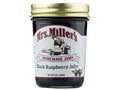 Raspberry (12-9 Mrs. Oz. Homemade Miller's Jelly Black Jars)