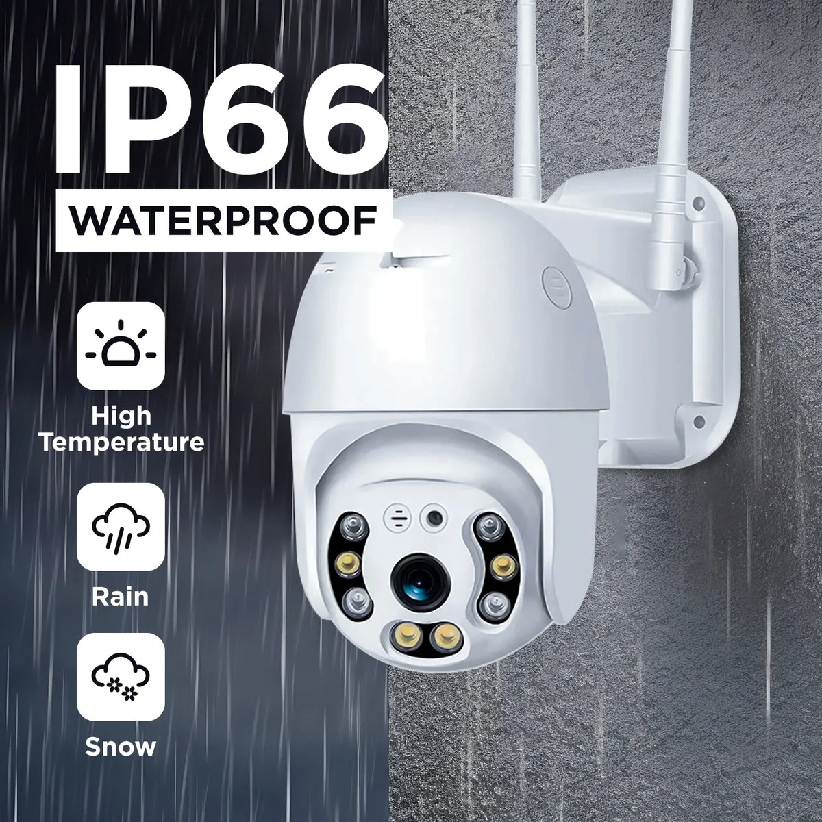 3mp Ultra Camera Night System, Outdoor for Security WiFi Hd Alarm With Camera Security 2k Waterproof 360 Home Vision, with Camera,