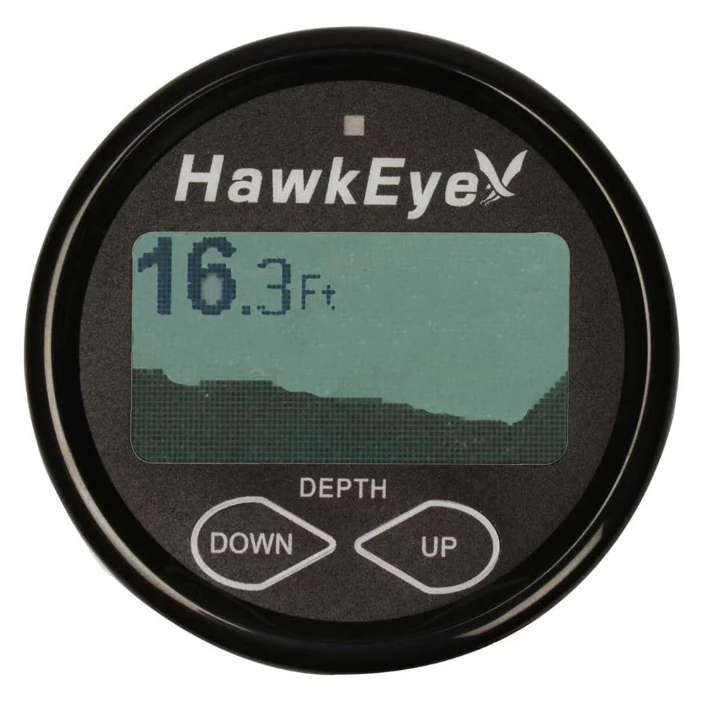 and Depth with In-Dash Sounder with Water Transducer Temperature Hawkeye Air