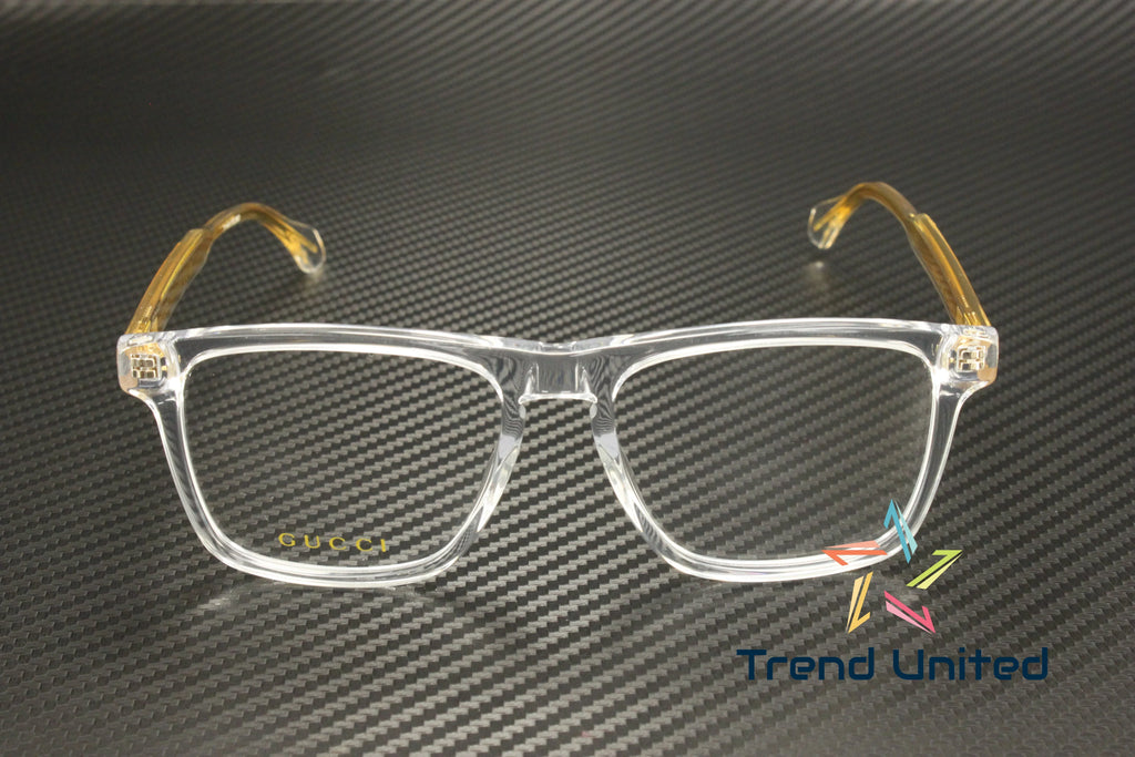 Eyeglasses 005 GG0561ON Squared GUCCI Crystal Rectangular Demo mm Lens 54 Men's