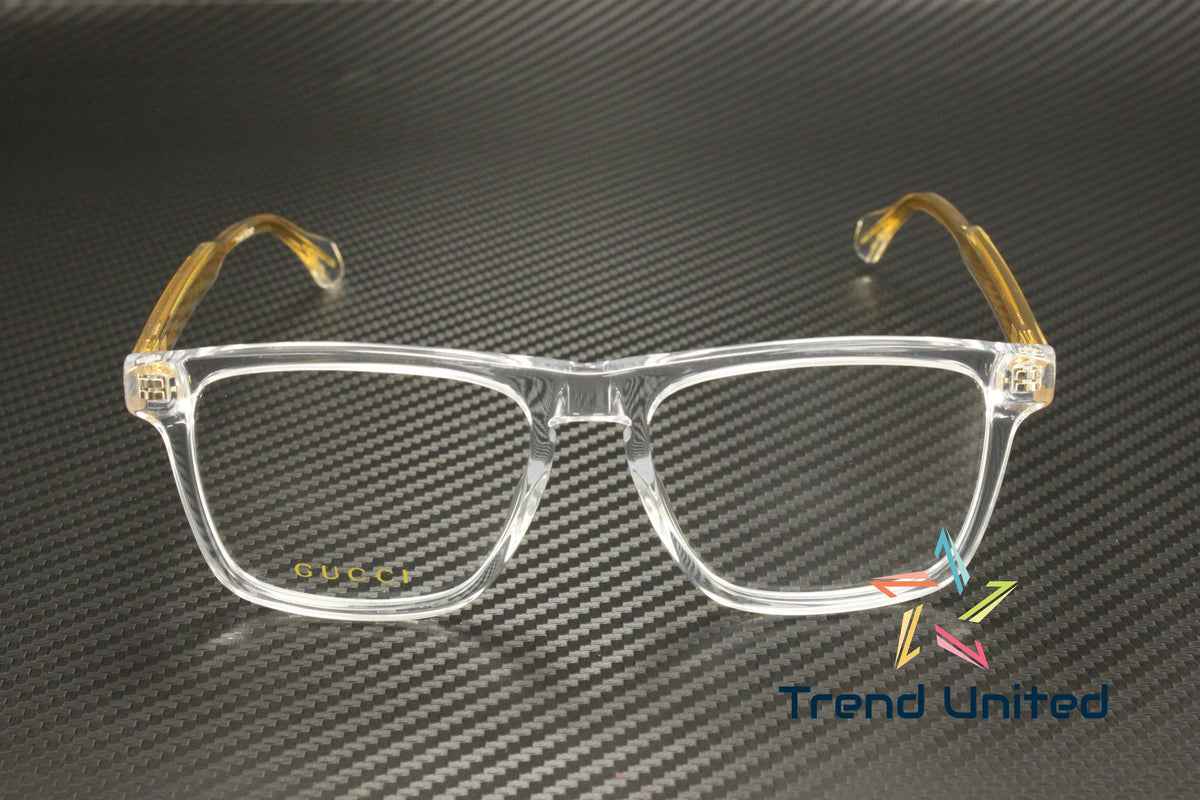 Eyeglasses 005 GG0561ON Squared GUCCI Crystal Rectangular Demo mm Lens 54 Men's