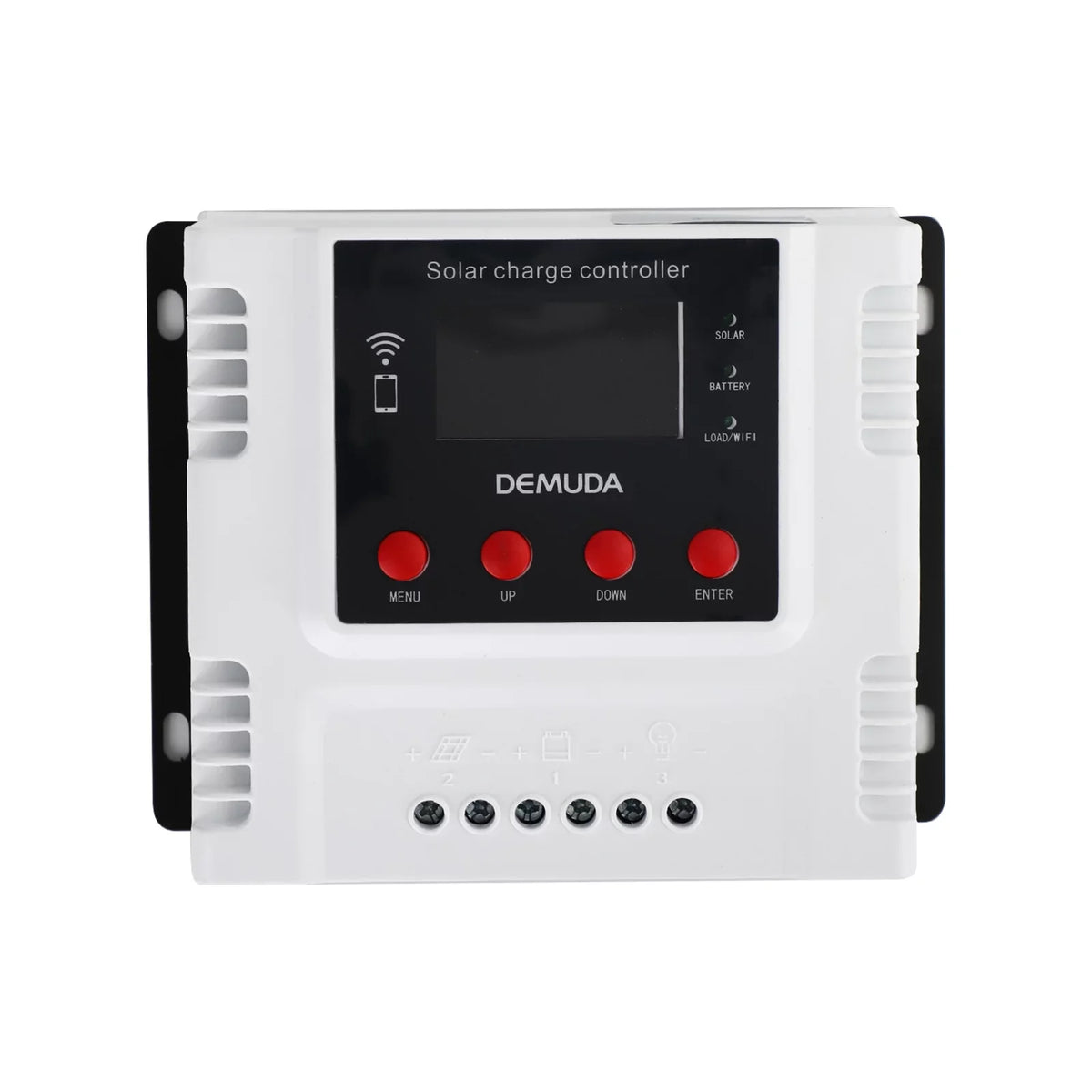 10A PWM 12V Solar LCD 48V 24V With Monitor Controller Wifi Charge Regulator