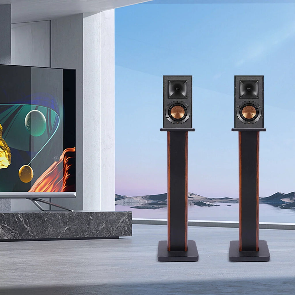 Speaker 2x28" Multimedia Monitor Theater Home Speaker Stand Studio Holder Stands