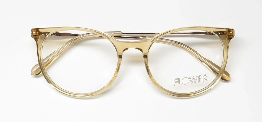 DESIGNER EYEGLASS FRAME/EYEWEAR WOMENS AZALEA 6048 FULL-RIM FLOWER CLASSIC SHAPE
