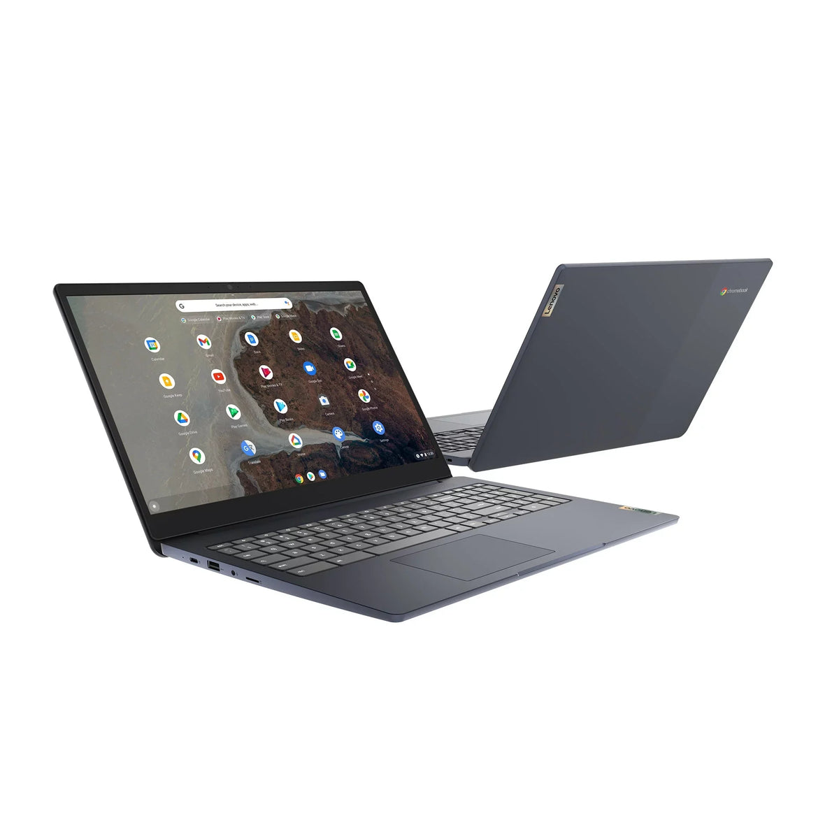 3 Laptop, IPS, UHD, Lenovo Chromebook Notebook N6000, FHD 64GB IdeaPad 15.6" 4GB,