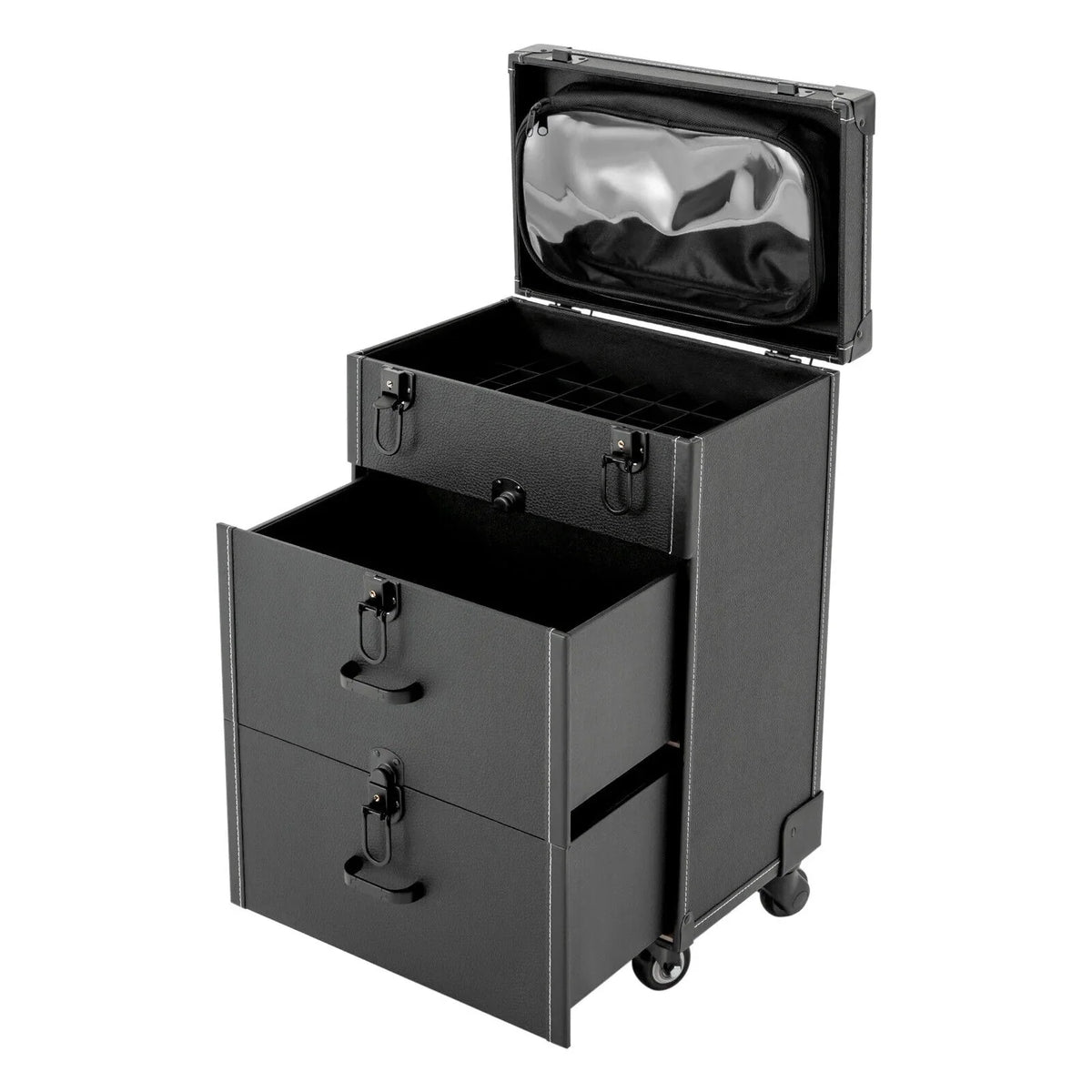 Organizer Miumaeov Rolling Box Nail Cosmetic Professional Storage Luggage Polish Case Trolley Train Makeup
