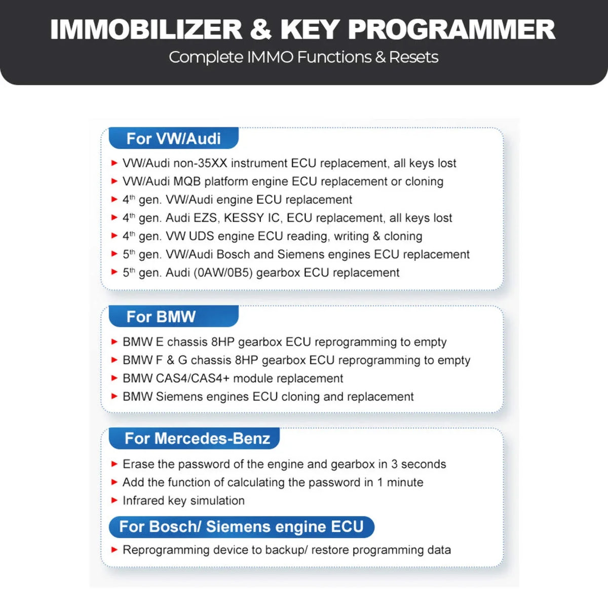 Immobilizer, Programmer G3 and Diagnostic Equipment Key - Automotive PRO THINKCAR Professional