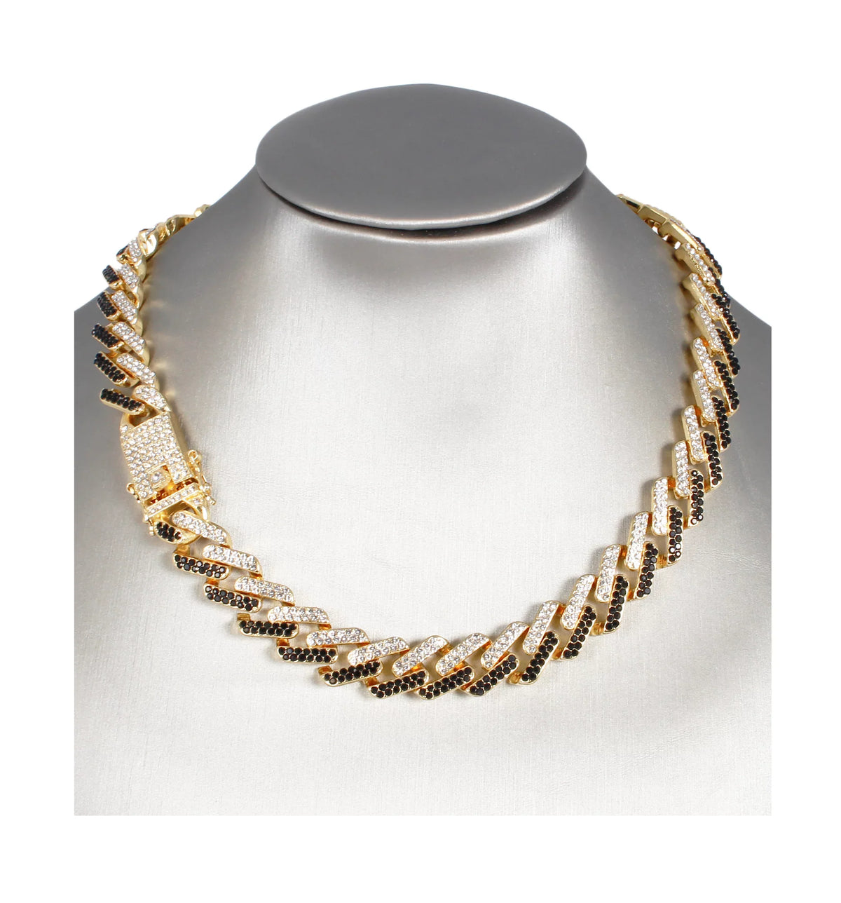 Necklace Band Watch Trim Rolly Blast! Zig Sets(ST10327DX Sets Hop Necklace ZZ Out Black Out on Ice Bling'ed with Zag Charles Matching Looks Bling'ed Gold and Raymond - Hip Ice - on with