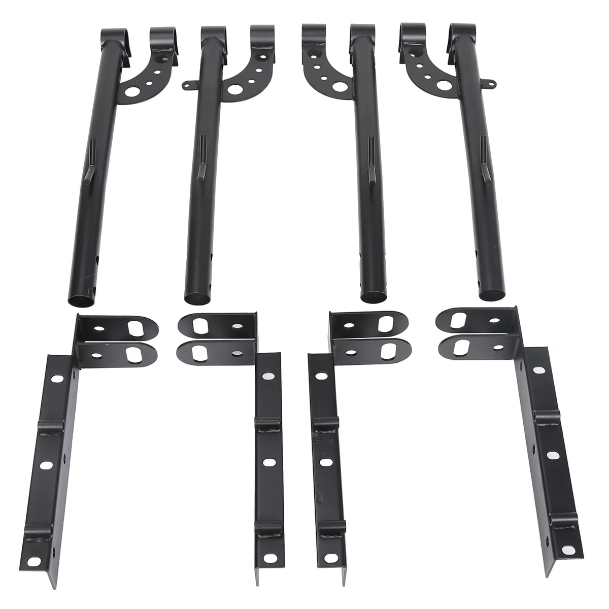 1000 LBS Truck Lumber Universal Cab Ladder Rack Bar 60 Adjustable Over-Cab Bed Pickup Kayak Contractors Kojem Rack Side Long Inch